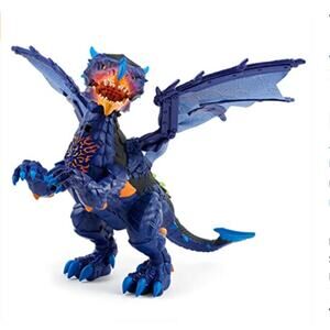 WowWee Untamed Legends Dragon Vulcan (Dark Blue) Interactive Toy NEW LAST ONE!!